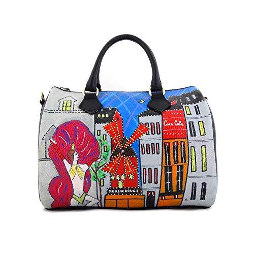 Borsa in Pelle Dipinta a Mano 