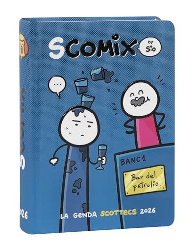 Comix Scottecs by Sio - Agenda Scolastica 16 Mesi 2025-2026, Petrolio