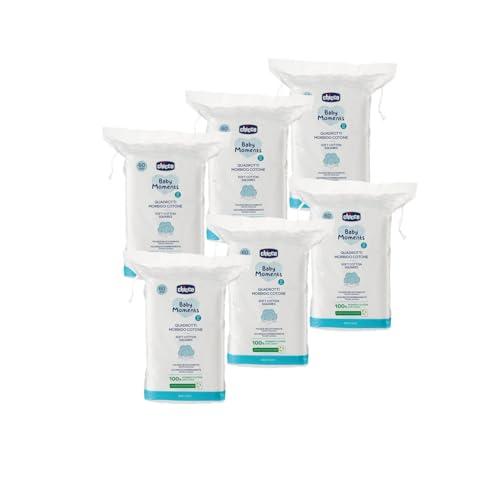 Chicco Baby Moments Quadrotti in Cotone Morbido