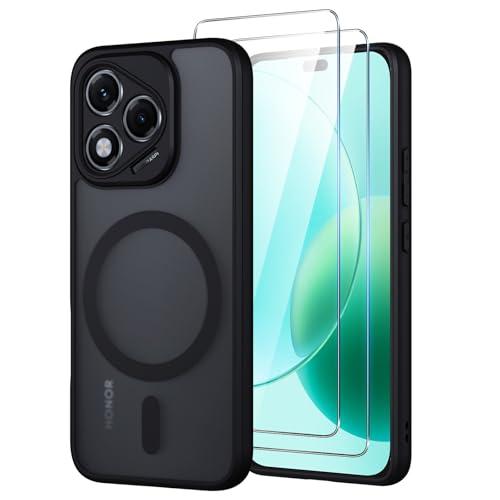 Custodia Magnetica Compatibile con MagSafe per Honor 400 Lite 5G con Vetro Temperato