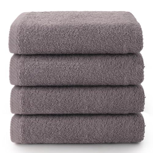 Top Towel Plus - Set di 4 Asciugamani Bidet/Viso in Cotone 100%