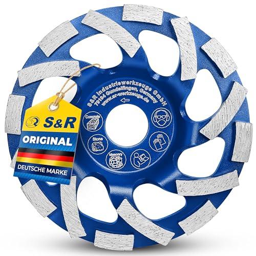 S&R Mola Diamantata per Smerigliatrice 125mm - Qualità Industriale