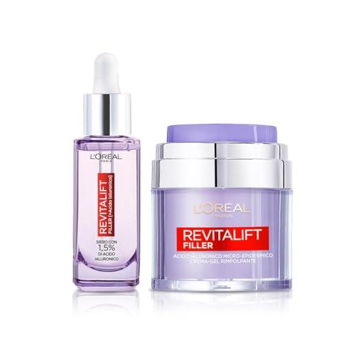 L'Oréal Paris Routine Rimpolpante e Anti-rughe Revitalift Filler con Acido Ialuronico