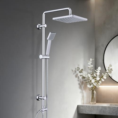 JOHO Colonna Doccia Idromassaggio con Soffione e Doccetta ABS