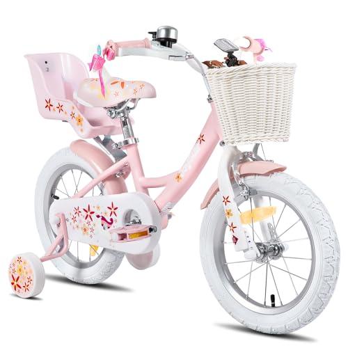 JOYSTAR Bicicletta Unicorno 16 Pollici Rosa