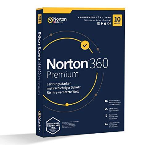 360 Premium - 75 GB Cloud-Speicher - 10 dispositivi, 1 anno