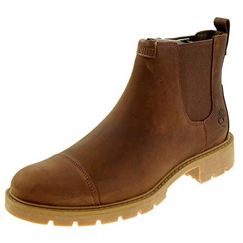 Timberland Elmhurst Chelsea Basic, Stivali Chelsea, Uomo, Saddle