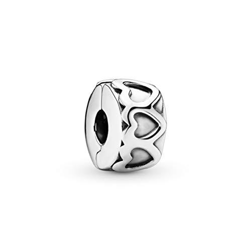 Clip Pandora Icons con Cuore in Argento Sterling 925