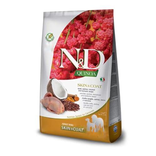 Farmina, N&D Quinoa Skin & Coat, Quaglia, Cocco & Curcuma, Cane Adult Medium/Maxi, 7kg