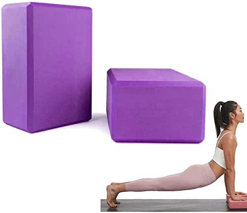 Blocchi Yoga in Schiuma EVA Viola (Set da 2)