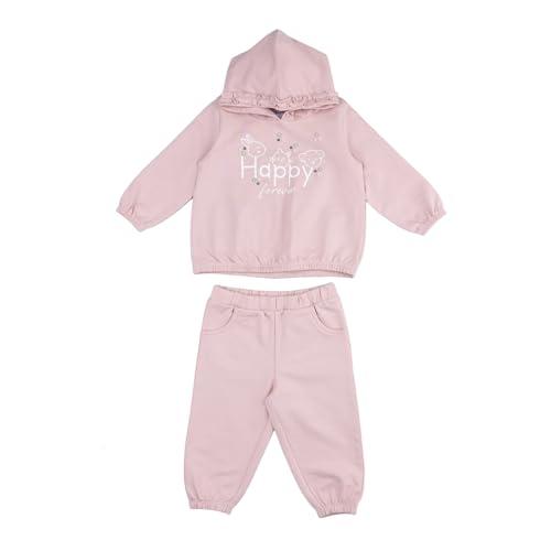 Prénatal, Completo Tuta Neonata Non Felpata, Pantalone Lungo e Felpa in Morbido Cotone, Abbigliamento Bambina