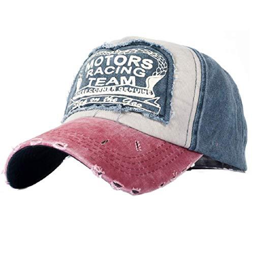 Tuopuda Cappellino Baseball Vintage Unisex Rosso