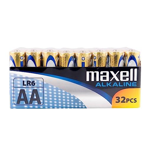 Maxell Pile Alcaline AA - Confezione da 32