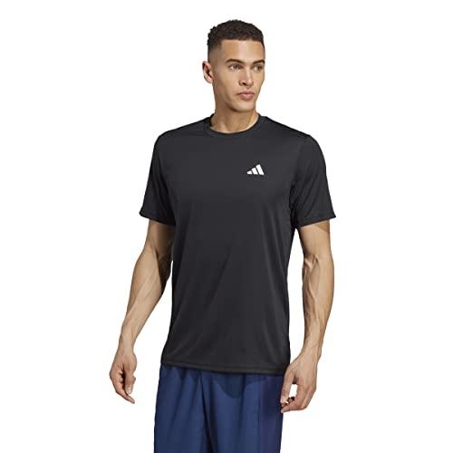 adidas Train Essentials Training Tee - Maglietta da Allenamento Uomo, Nero/Bianco