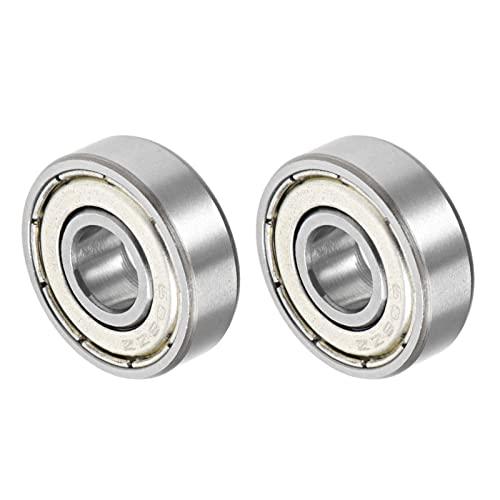 Cuscinetti a Sfere 608ZZ Quarkzman - Set da 2, Acciaio al Cromo 8x22x7mm