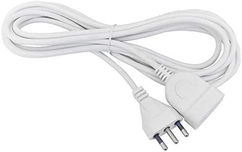 Prolunga Cavo Elettrico Lineare Bipasso SQUADO 10M Con Presa 16A-10A