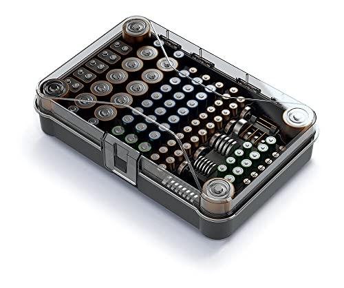 Kistenberg Battery Box KBB03 - Organizzatore per batterie - 115 spazi per le pile