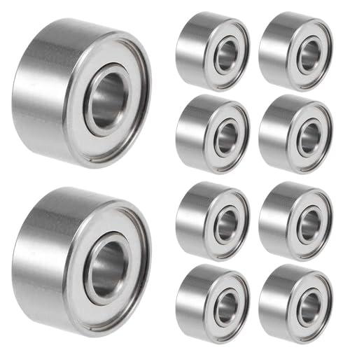 10 Cuscinetti a Sfera 693ZZ - Micro Cuscinetti in Acciaio per Diverse Applicazioni
