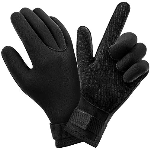 Guanti in Neoprene Elastico AUAUY 3mm per Sport Acquatici