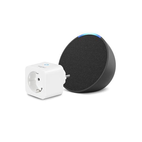Echo Pop Antracite con Sengled Smart Plug: Kit Essenziale per la Smart Home