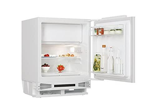 Candy CM4SE68W - Frigorifero da incasso con congelatore, porta a traino, 16 litri, 2 ripiani in vetro