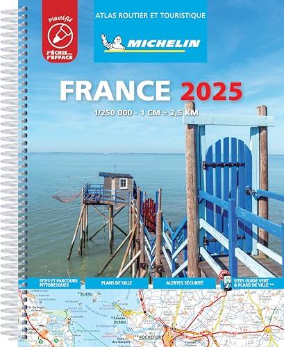 Michelin France 2025 - Atlante Stradale e Turistico Plastificato Spirale