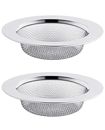 Set di 2 Filtri Lavello Cucina in Acciaio Inossidabile