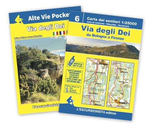 Via degli Dei a piedi e in MTB carta 1:25.000. Con mini-guida: da Bologna a Firenze a piedi e in MTB. Ediz. integrale