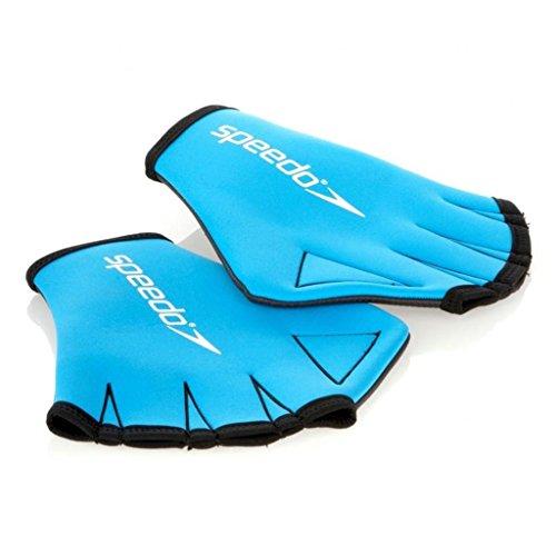 Speedo Unisex Adulto Aqua Glove guanti, Blu, S