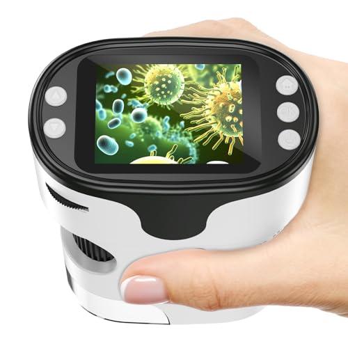 Microscopio Digitale Portatile 1000X per Bambini con Schermo 4K