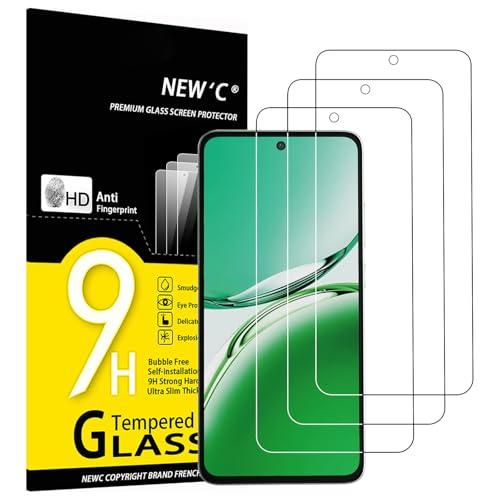 NEW'C 3 Pezzi Vetro Temperato per OPPO Reno 13 F / 13 FS 5G/4G, Reno12 F 4G, Reno12 FS 5G