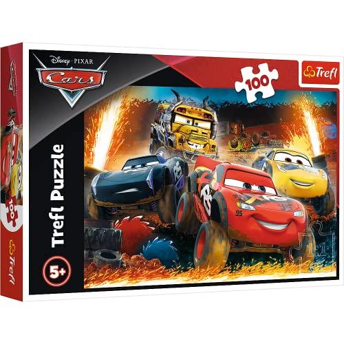 Trefl Puzzle Disney Cars 100 Pezzi - Corsa Estrema