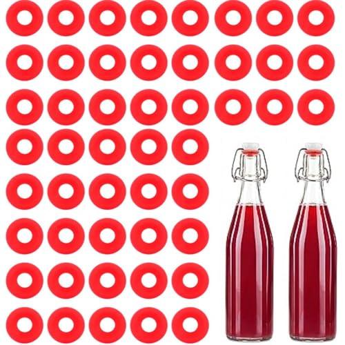 Vigormat - Set di 50 Guarnizioni in Gomma per Bottiglie con Tappo Meccanico