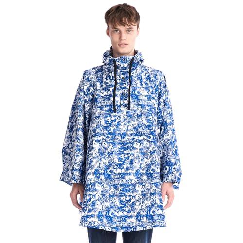 Inter - Poncho Impermeabile, Collezione Esclusiva Rain, Unisex-Adulto, Prodotto Ufficiale