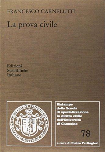 Carnelutti. La prova civile