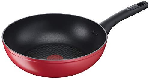Lagostina Wok Antiaderente in Alluminio 28 cm con Thermo-Signal