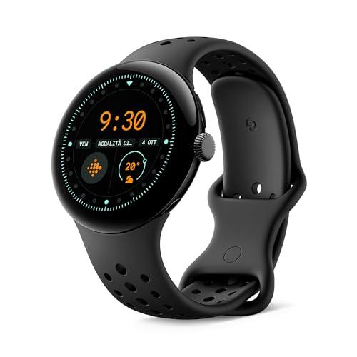 Google Pixel Watch 3 (41 mm) - Cassa Nero Opaco - Cinturino Nero Ossidiana - Wi-Fi