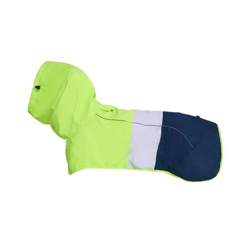 Spark Paws Breatheshield™ - Impermeabile per cani - Bianco Neon Blu Navy, M
