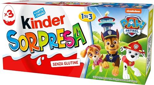 Kinder Sorpresa - Set di 3 Uova di Cioccolato al Latte con Sorpresa
