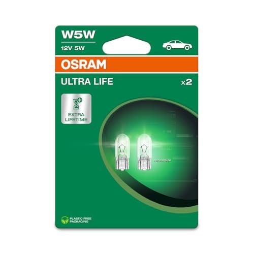 OSRAM ULTRA LIFE W5W, Doppio Blister (2 lampade)