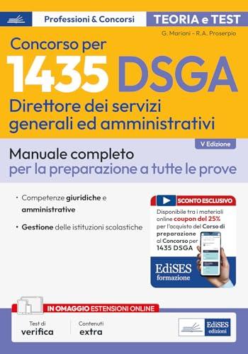 Kit completo Concorso 1435 DSGA: Manuale + Quiz + Corso di Formazione