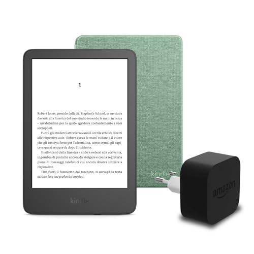 Kindle (versione 2024) 16 GB con Copertura e Alimentatore