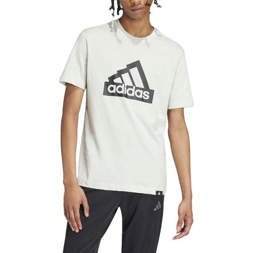 Adidas Modern Essentials Graphic Tee Linen Green Uomo