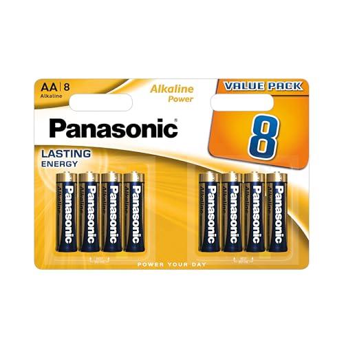 Panasonic Alkaline Power AA - Confezione da 8 Batterie Alcaline