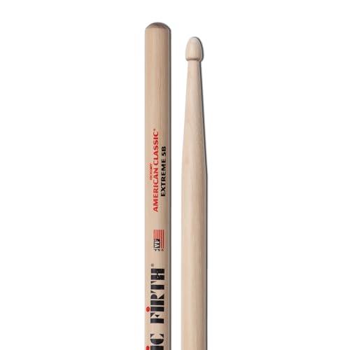 Vic Firth American Classic X5B Bacchette Batteria Hickory Punta Legno