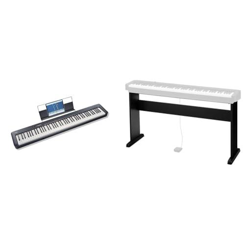 Casio CDP-S110 BKC5 Pianoforte Digitale 88 Tasti Pesati con Stand CS-46, Nero