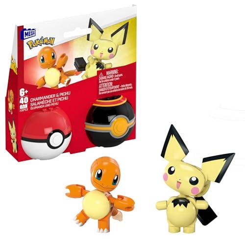 MEGA Pokémon - Set Poké Balls con Charmander e Pichu, HXP13