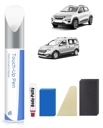 Kit Vernice Ritocco 369 Blanc Glacier per Dacia - Riparazione Graffi e Scheggiature