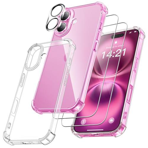 FLLAO 4 in 1 Cover per iPhone 16 con Protezione Completa