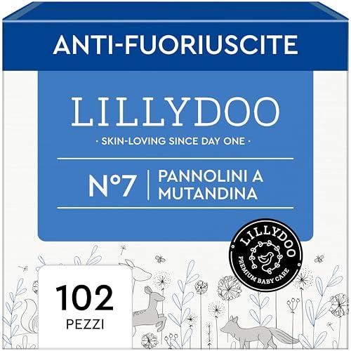 Pannolini a Mutandina LILLYDOO Taglia 7 (15+ kg) - Pacco Scorta 102 Unità